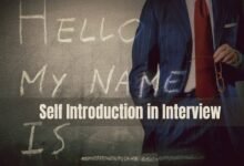 self introduction interview