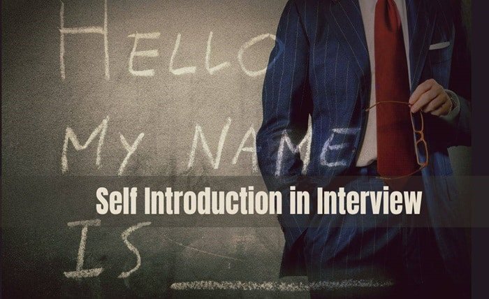 self introduction interview